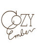 Logo of COZY Ember with a stylized design on a white background