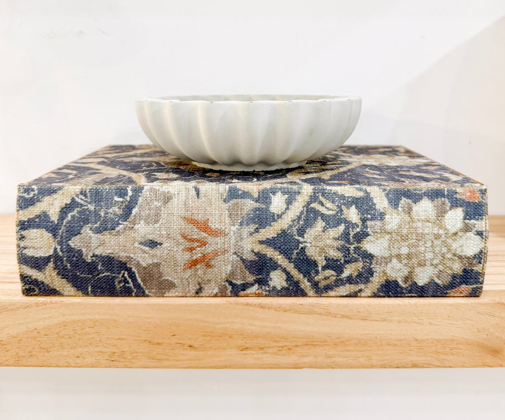 6" Concrete Tiki Dish (Black)