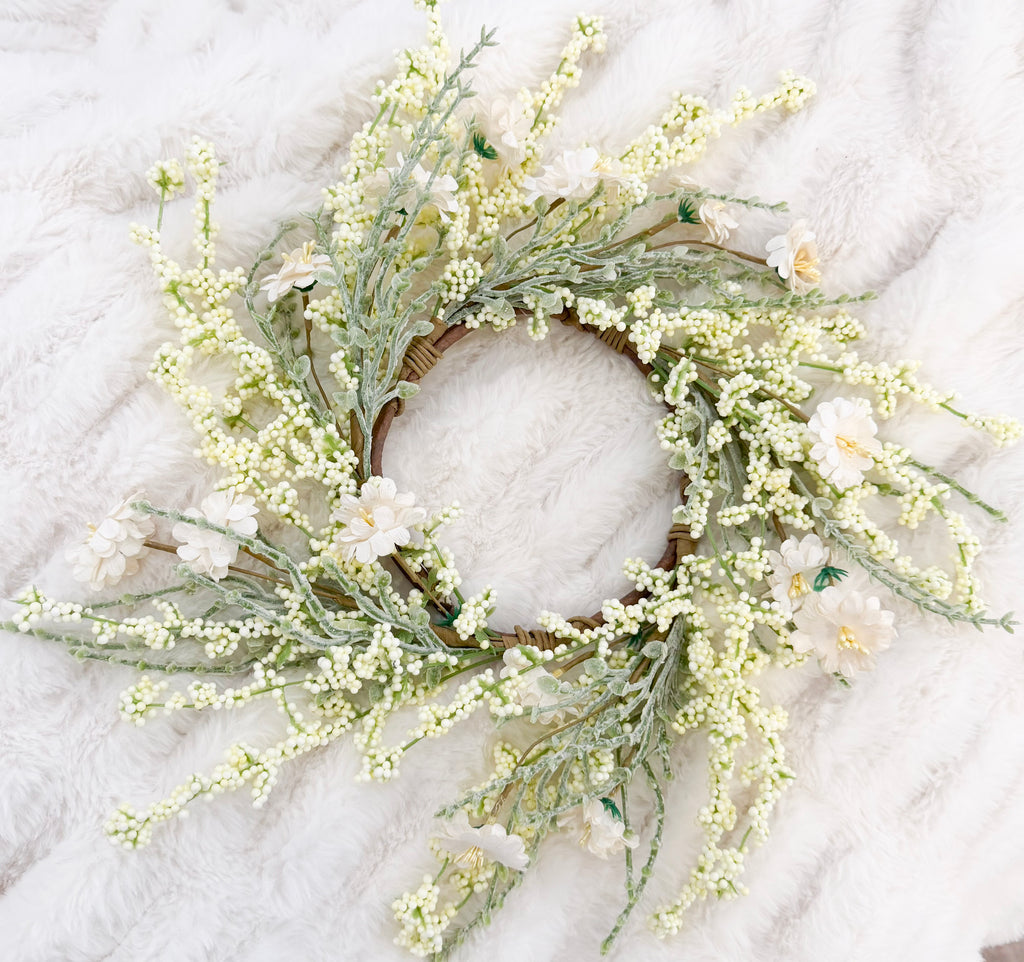 Golden Flower Candle Ring