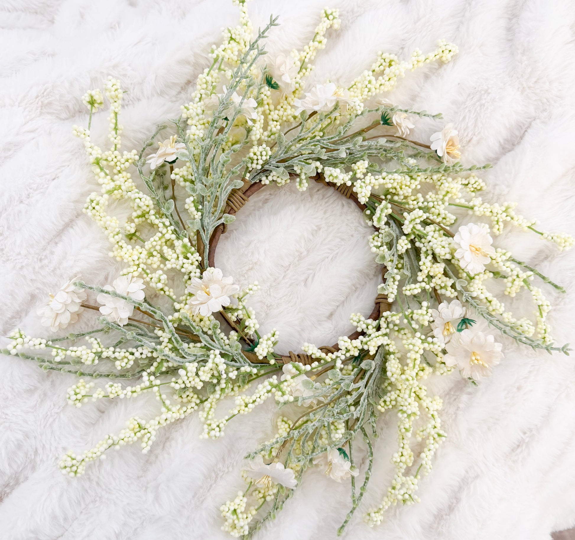 Golden Flower Candle Ring