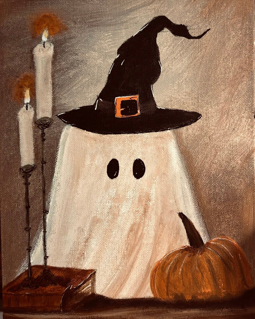 Halloween Ghost Framed Print