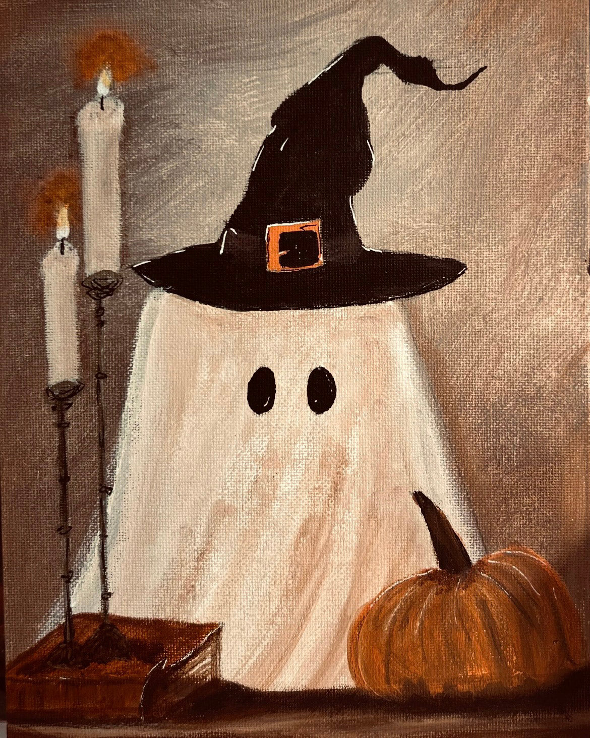 Halloween Ghost Framed Print