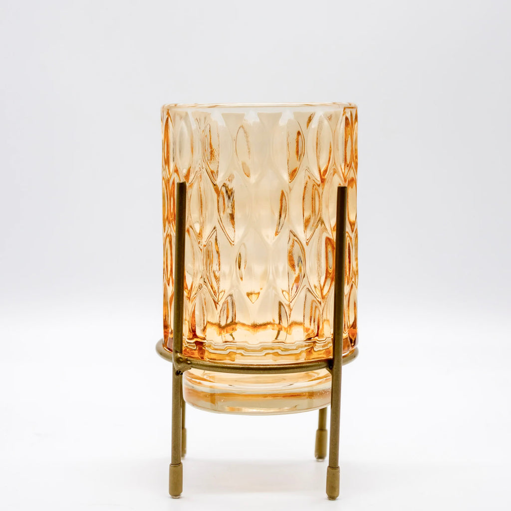 Auburn Hour Glass Candle Holder