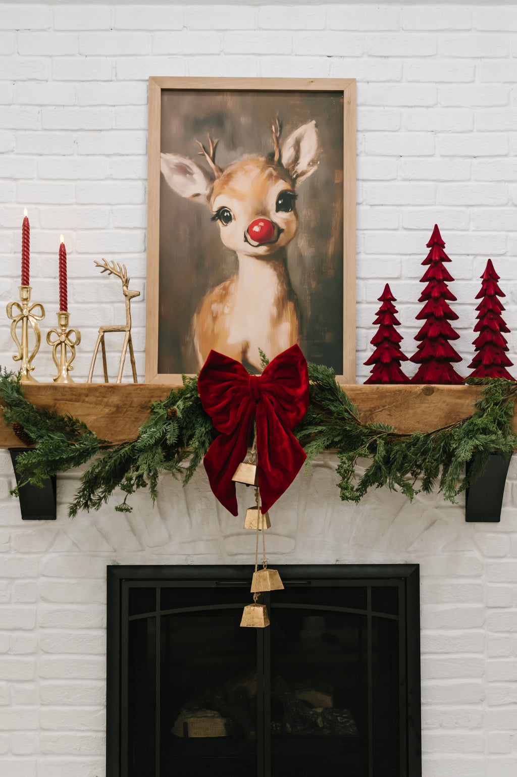 24" x 36" Rudolph Canvas Framed Print