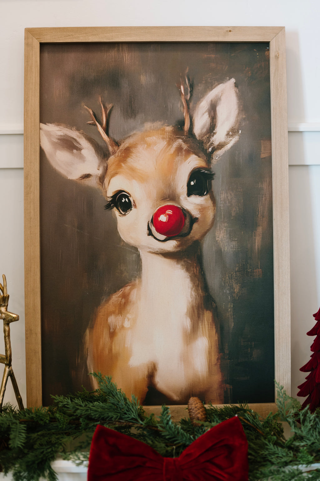 24" x 36" Rudolph Canvas Framed Print