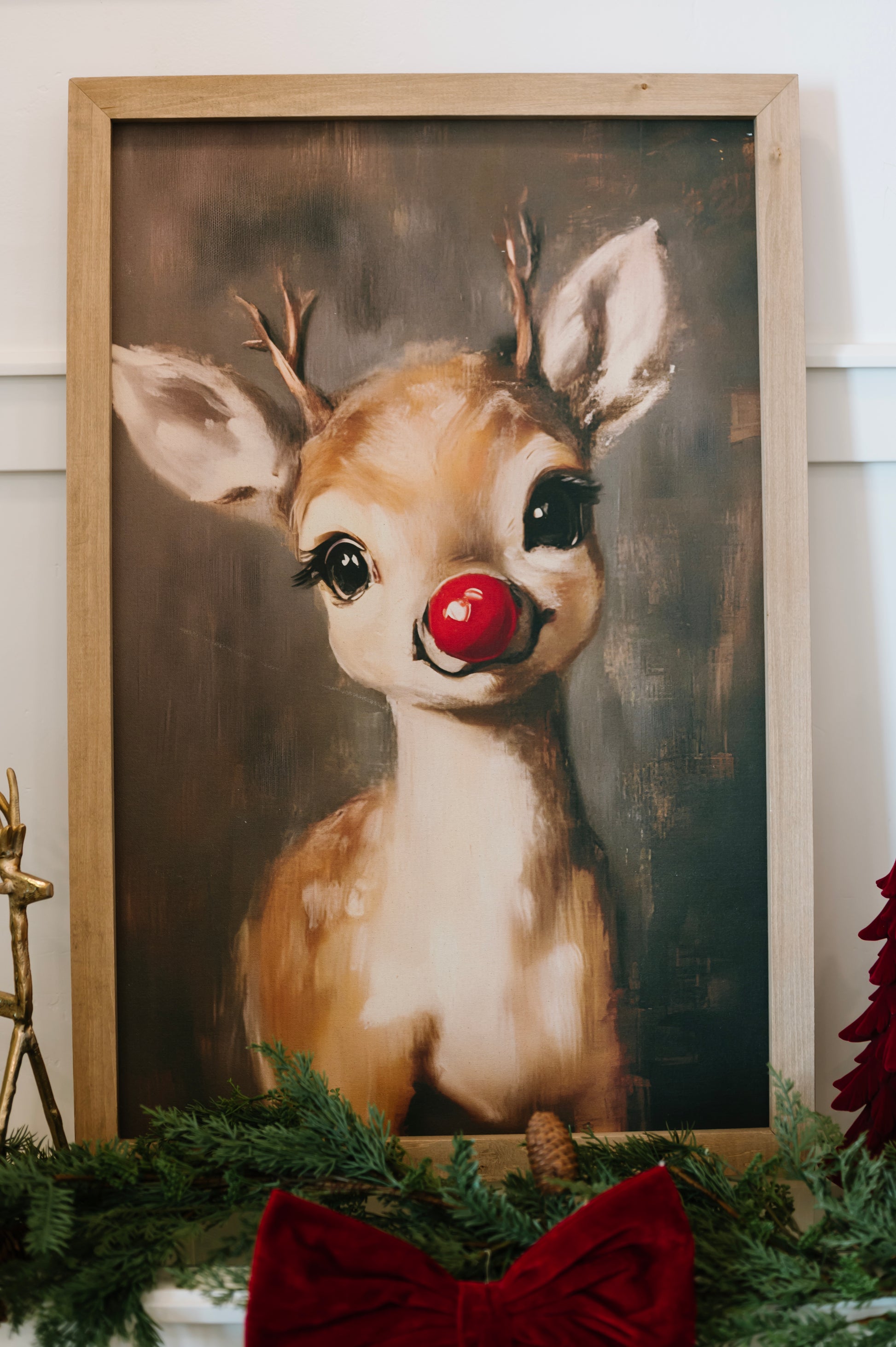 24" x 36" Rudolph Canvas Framed Print